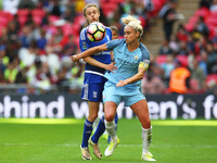 Steph Houghton of Manchester City WFC
after The SSE FA Women's Cup-Final match betweenBirmingham City Ladies v Manchester City women at Wemb...