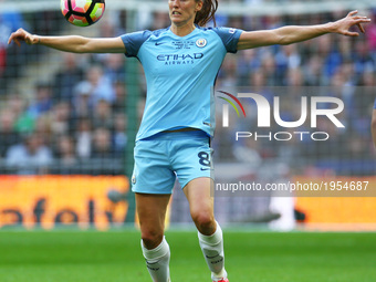 Jill Scott of Manchester City WFC
during  The SSE FA Women's Cup-Final match between Birmingham City Ladies v Manchester City women at Wembl...