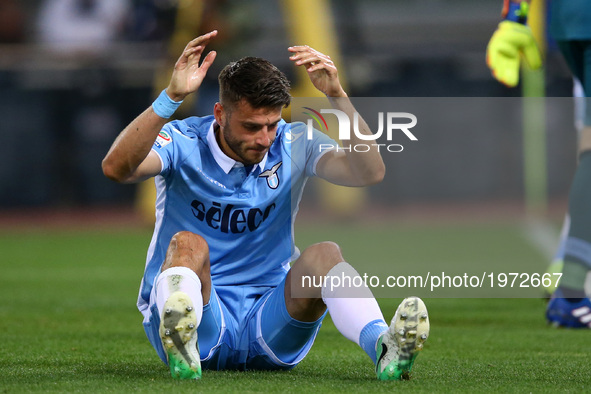 Serie A Lazio v Inter
Wesley Hoed of Lazio after the own-goal scored at Olimpico Stadium in Rome, Italy on May 21, 2017.
 