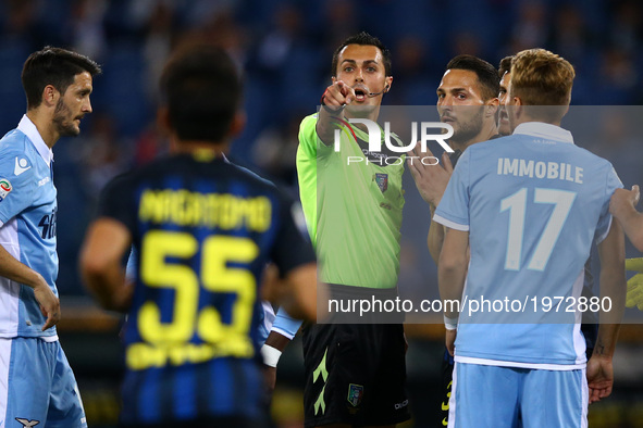 Serie A Lazio v Inter
The referee Marco Di Bello at Olimpico Stadium in Rome, Italy on May 21, 2017.
 