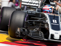 08 GROSJEAN Romain from France of Haas VF-17 Ferrari Haas F1 team during the Monaco Grand Prix of the FIA Formula 1 championship, at Monaco...