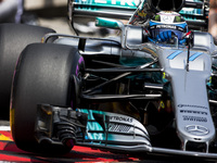 77 BOTTAS Valtteri from Finland of Mercedes W08 Hybrid EQ Power+ team Mercedes GP during the Monaco Grand Prix of the FIA Formula 1 champion...