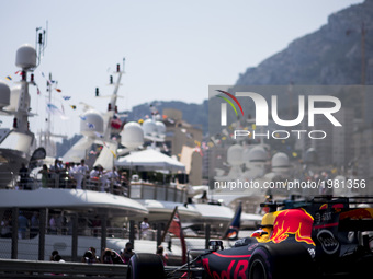 03 RICCIARDO Daniel from Australia of Red Bull Tag Heuer RB13 during the Monaco Grand Prix of the FIA Formula 1 championship, at Monaco on 2...