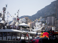 03 RICCIARDO Daniel from Australia of Red Bull Tag Heuer RB13 during the Monaco Grand Prix of the FIA Formula 1 championship, at Monaco on 2...