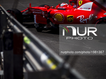 07 RAIKKONEN Kimi from Finland of Ferrari SF70-H team scuderia Ferrari during the Monaco Grand Prix of the FIA Formula 1 championship, at Mo...