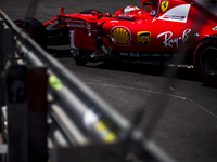 07 RAIKKONEN Kimi from Finland of Ferrari SF70-H team scuderia Ferrari during the Monaco Grand Prix of the FIA Formula 1 championship, at Mo...