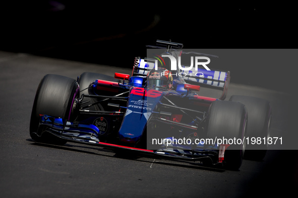 26 KVYAT Daniil from Russia of Toro Rosso Ferrari STR12 team Toro Rosso during the Monaco Grand Prix of the FIA Formula 1 championship, at M...