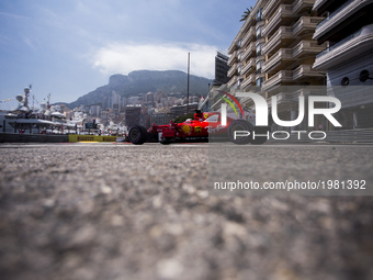 05 VETTEL Sebastian from Germany of Ferrari SF70-H team scuderia Ferrari during the Monaco Grand Prix of the FIA Formula 1 championship, at...