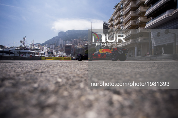 03 RICCIARDO Daniel from Australia of Red Bull Tag Heuer RB13 during the Monaco Grand Prix of the FIA Formula 1 championship, at Monaco on 2...