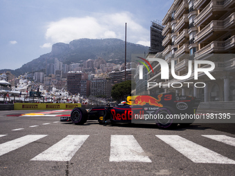 03 RICCIARDO Daniel from Australia of Red Bull Tag Heuer RB13 during the Monaco Grand Prix of the FIA Formula 1 championship, at Monaco on 2...