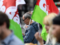 Deputys of " la France Insoumise " lead by Jean-Luc Melenchon organised an assembly in Republique's place in Paris to protest against the la...