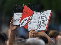 Deputys of " la France Insoumise " lead by Jean-Luc Melenchon organised an assembly in Republique's place in Paris to protest against the la...