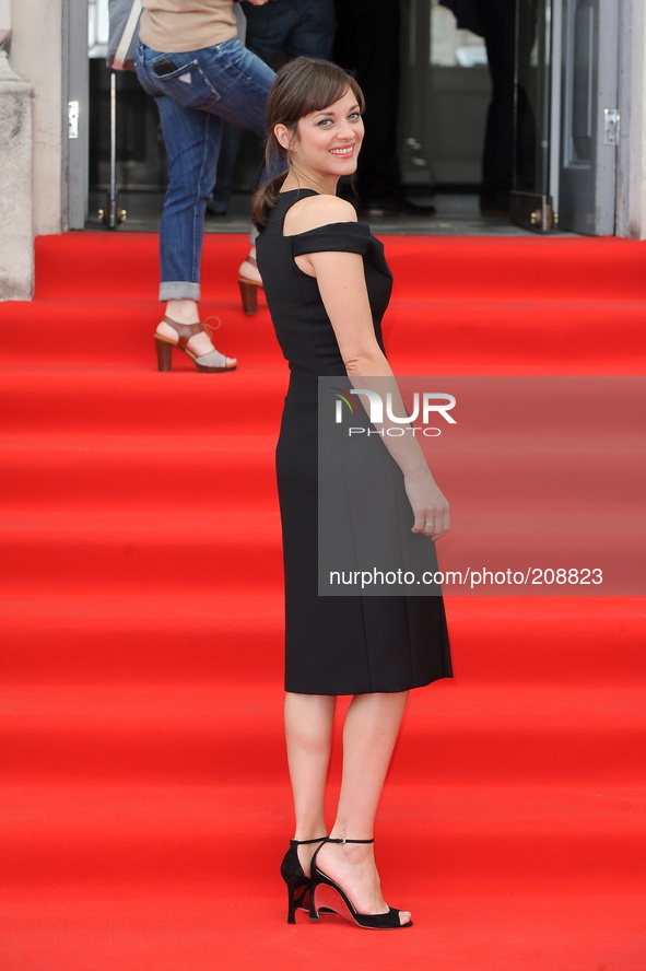 Marion Cotillard attends the UK Premiere of Two Days, One Night at Somerset House in London.
7th August 2014

