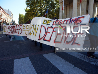 More than 15000 protesters took to the streets of Toulouse against the new Macron's reforms on the Work Code. It's a nation-wide action day...