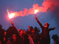 Thousands of workers surrounded the Jakarta Governor's office during a demonstration against the 2018 Regional Minimum Wage (UMP) award at J...