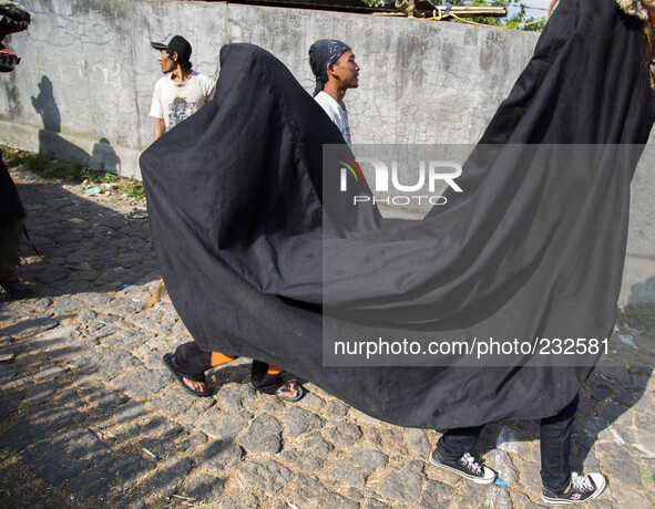 villager karnival at Dieng. Dieng plateau in Central Java, is part of the district of Banjarnegara and Wonosobo regency. It lies to the west...