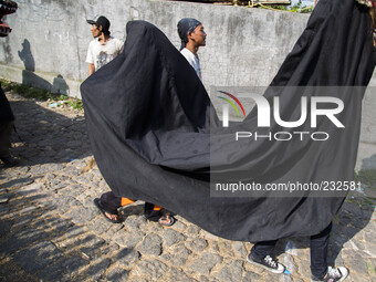 villager karnival at Dieng. Dieng plateau in Central Java, is part of the district of Banjarnegara and Wonosobo regency. It lies to the west...