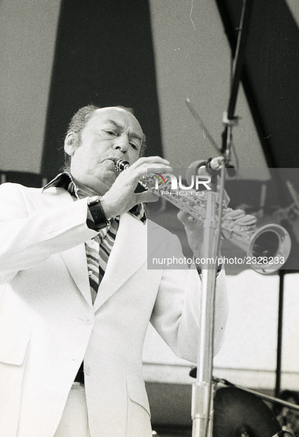 Woody Herman Performing in Chicago around 1970.