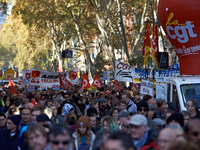 More than 4000 protesters took to the streets of Toulouse against the new Macron's reforms on the Work Code and for better protections for w...