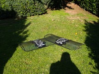 Shields from riot police as taken from protesters in Athens, Greece on December 5, 2017.  (