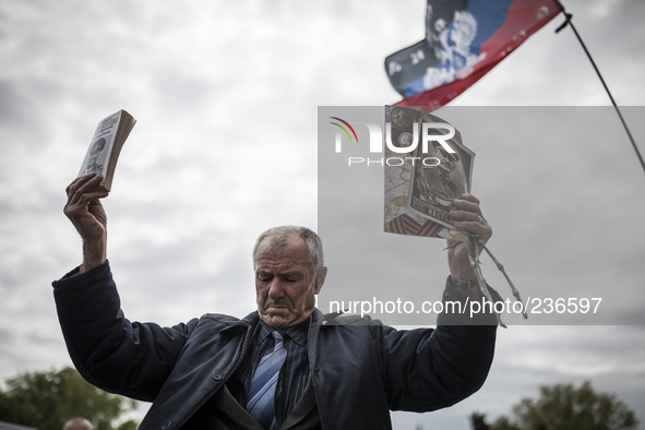 Demonstration in support of People's Republic of Donetsk 