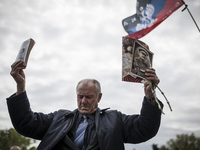 Demonstration in support of People's Republic of Donetsk (