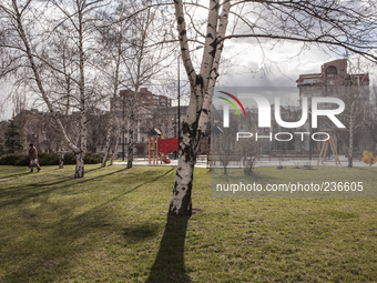 The center of Donetsk (