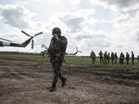 The beginning of the military operations by the Ukrainian government in Donbass
 (