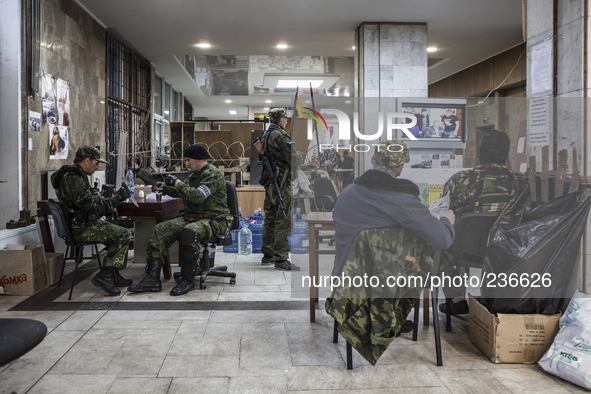 The Battalion Vostok takes the control of the regional government building 