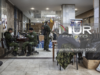 The Battalion Vostok takes the control of the regional government building (