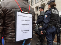 Demonstration of labour inspectors in front of the Ministry of Health and Social Affairs for the respect of trade union freedoms at the labo...