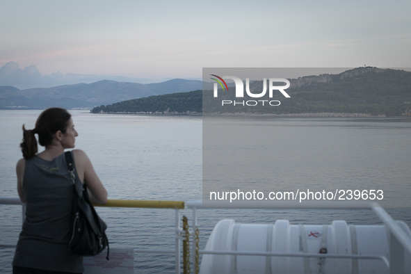 Pilgrims arrived in Split, Croatia during a pilgrimage in Medjugorje. Many italian pilgrims travel via cruise ship from Ancona, Italy to Spl...