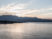 A view of Split, Croatia where pilgrims take the bus to reach Medjugorie, Bosnia. Almost one million people visit Medjugorje each year, wher...