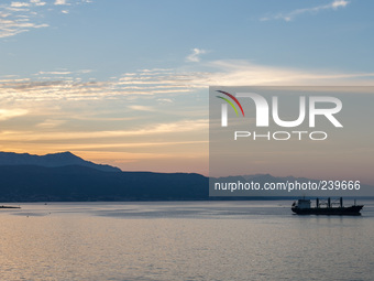 A view of Split, Croatia where pilgrims take the bus to reach Medjugorie, Bosnia. Almost one million people visit Medjugorje each year, wher...