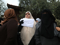 A march in support of the rights of Palestinian employees, hired by the former Hamas government in Gaza, demanding their rights and integrat...