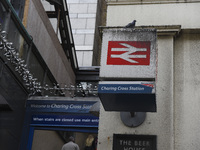 View of a Southeastern train as it makes its way to Charing Cros Station, London on January 3, 2018. Train strikes are looming in the new ye...