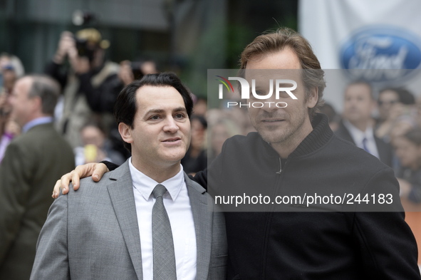 Michael Stuhlbarg and Peter Sarsgaard attends "Pawn Sacrifice"  Premiere in the Roy Thomson Hall at the 39th Toronto International Film Fest...