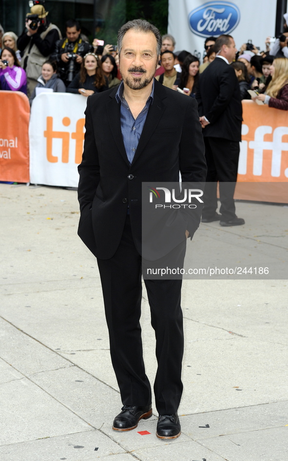 Edward Zwick attends "Pawn Sacrifice"  Premiere in the Roy Thomson Hall at the 39th Toronto International Film Festival.