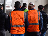 The Railway Unions gathered for an Genarla Asembly and a quick demonstration in Gare de Lyon, Paris on 09 April 2018 against the reform of t...