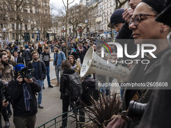  Students demonstrating against the Vidal Law, the reform of the baccalaureate and the selection at the entrance of the universities, on Apr...