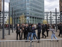  Students demonstrating against the Vidal Law, the reform of the baccalaureate and the selection at the entrance of the universities, on Apr...