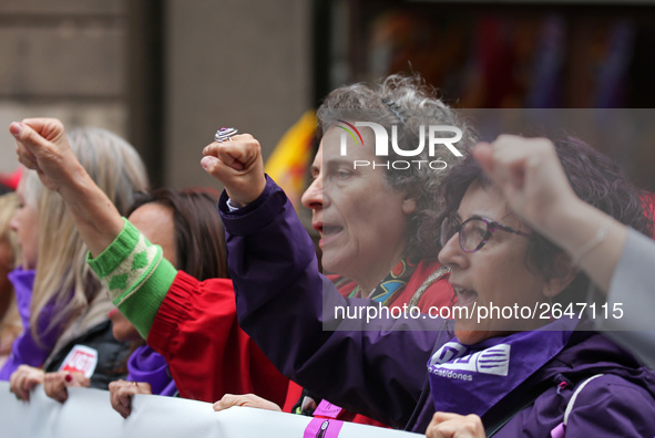 demostration of the first of May, on 1th May 2018 in Barcelona, Spain. 
 -- 