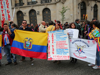 Demostration of the first of May, on 1th May 2018 in Barcelona, Spain.  (