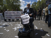 Thousands of people have marched on May Day in Madrid, under the slogan "Time to win: Equality, better employment, higher wages and decent p...