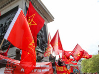 Communist Party of Great Britain (Marxist-Leninist) at Mayday . International Workers Day in London kicked off with a march through Central...