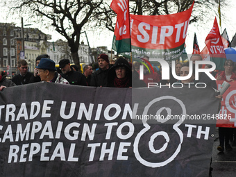 Hundreds of people including SIPTU unions, Right2Work campaigners, members of Socialist Party, Communist Party, People Before Profit, Sinn F...