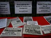 Hundreds of people including SIPTU unions, Right2Work campaigners, members of Socialist Party, Communist Party, People Before Profit, Sinn F...