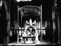  Blessing of the pilgrim, in Roncesvalles, Spain, on November 2004  (