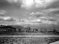 On top of Alto del Perdòn stands the monument to the pilgrim on which are engraved the words: "Where it crosses the path of the wind with th...