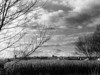  Astorga view from San Justo de la Vega, Spain, on December 2004  (